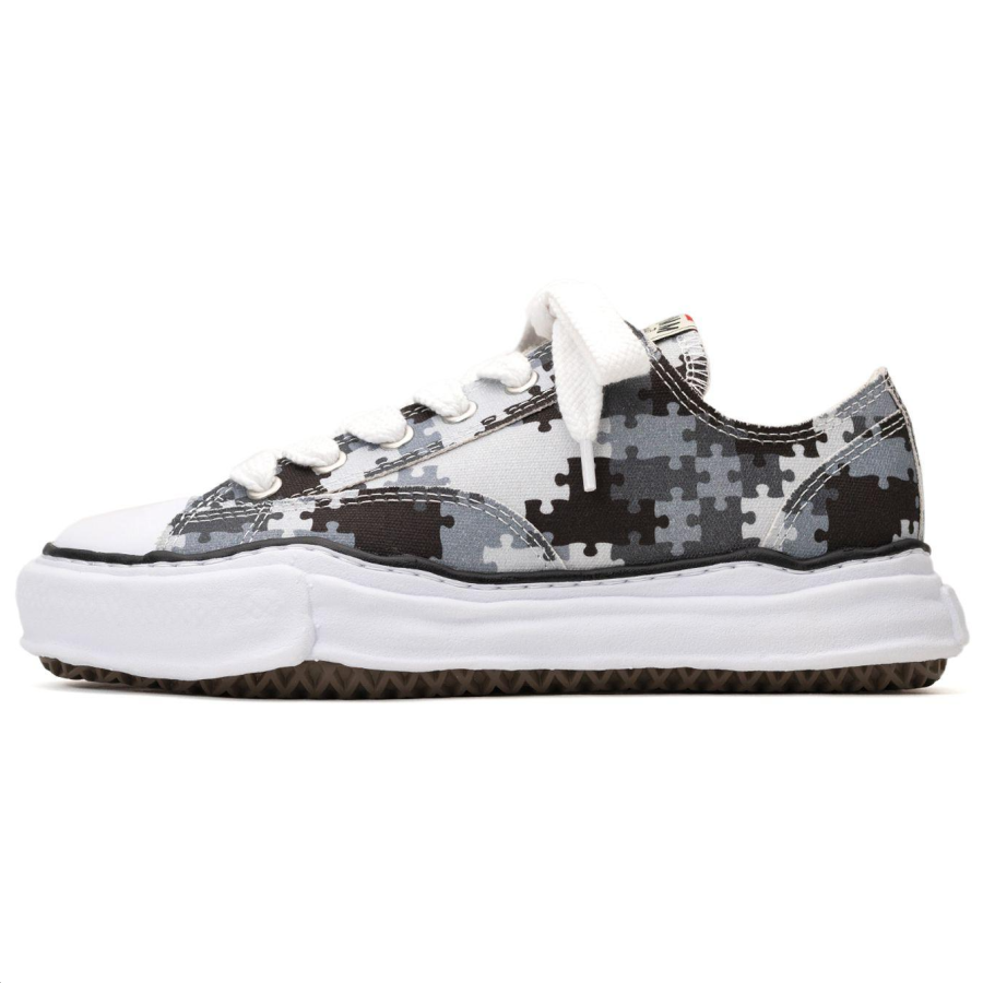 Mihara Yasuhiro x Peace and After Puzzle Camo Peterson sneakers