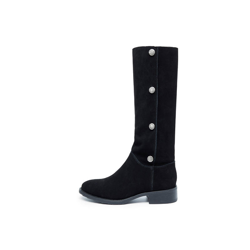 ELLE Western Cowboy Boots Long Shaft Boots Women's 2025 Women's Boots
