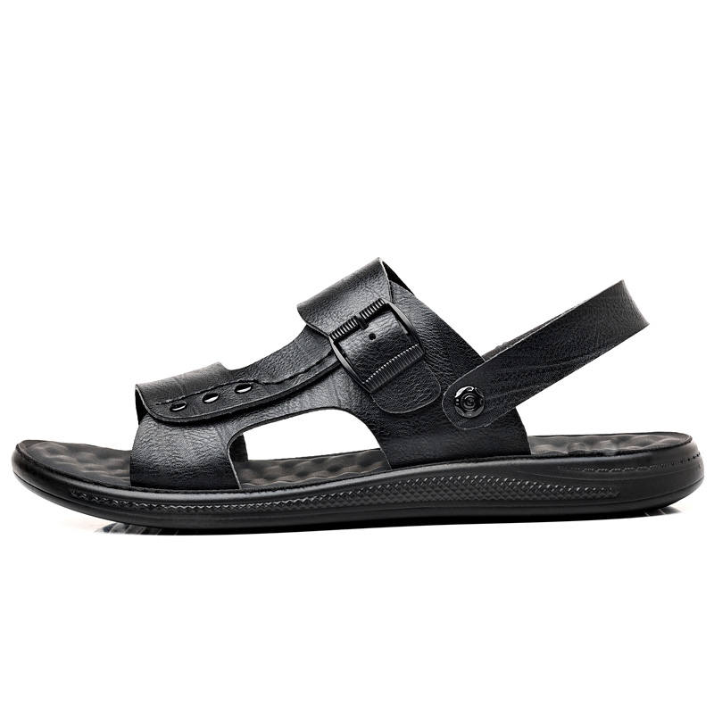 DAGUANGUIREN Microfiber Leather Plus Size Beach Sandals Men's