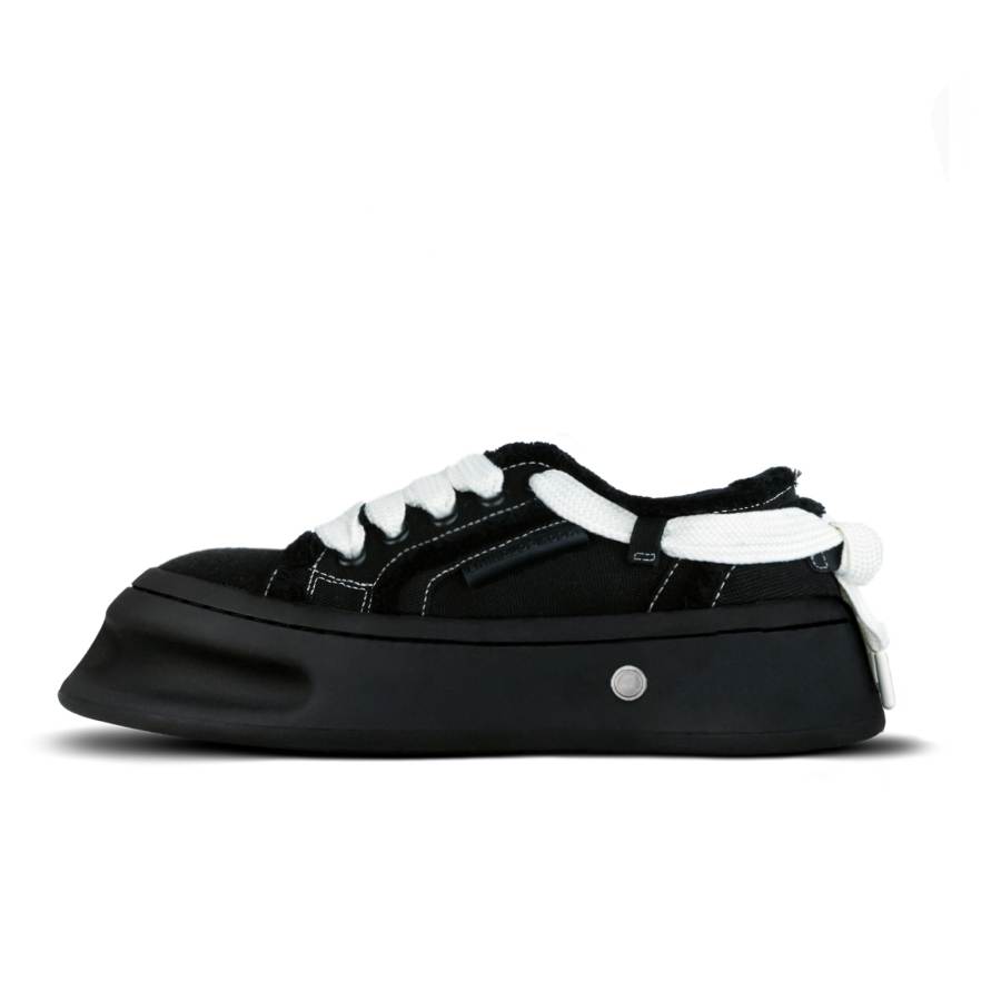 HOOF GOLDMINE 24SSHOOF | Black Panda Height Increasing Height Increasing Low top Skateboard Shoes Unisex Black White