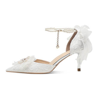 FHPTM Slim Heel High Heels Women's Ecru