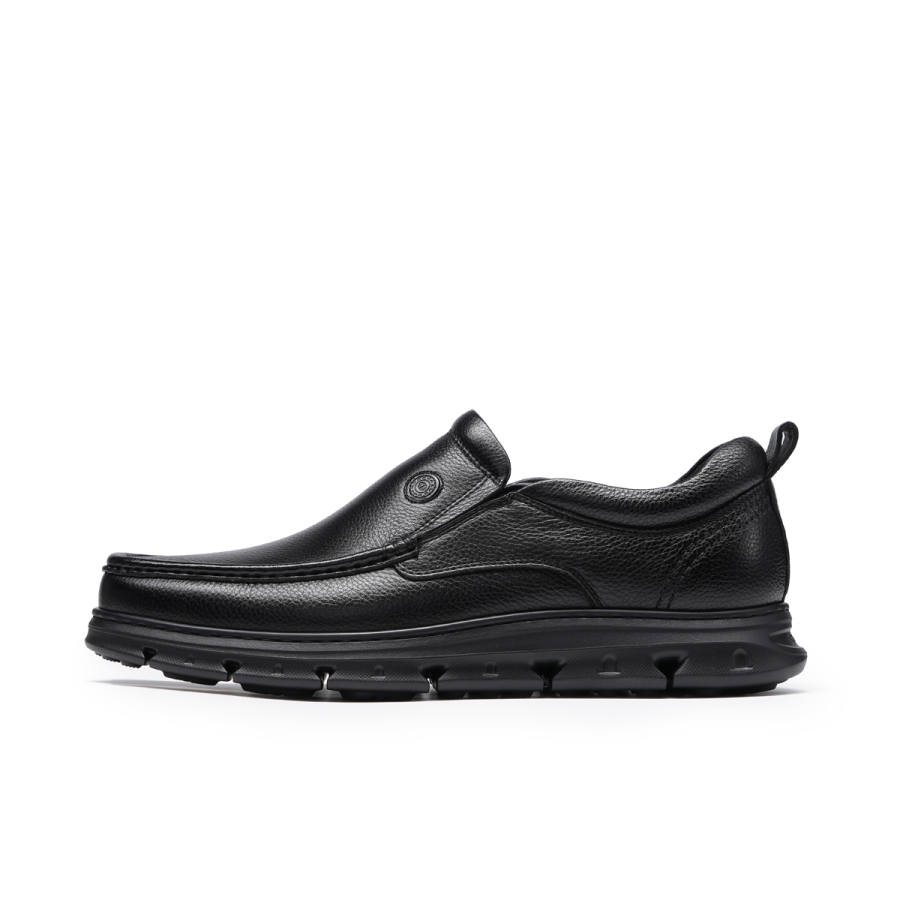 Chrisdien Deny Casual Leather Shoes Men's Black
