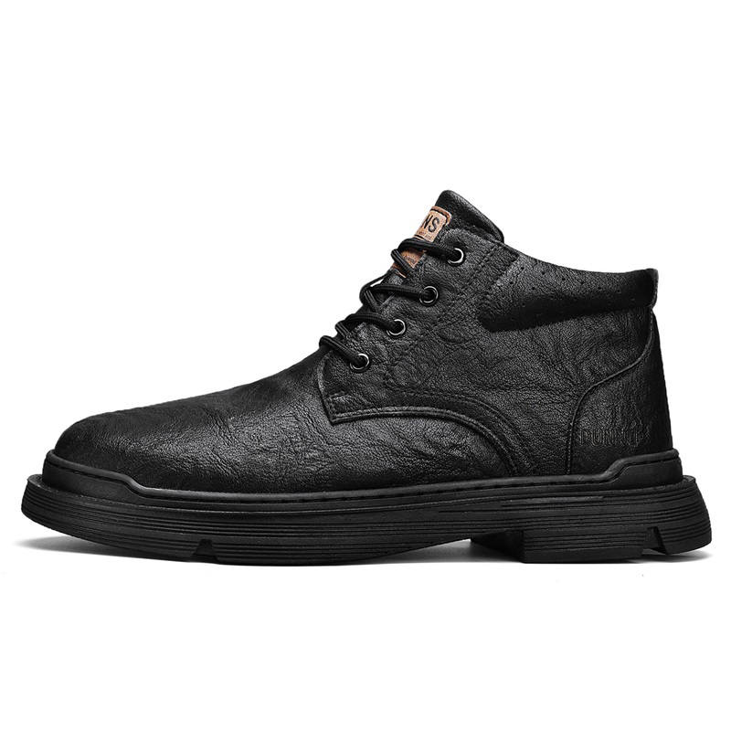 DUNNU DUNNU Combat Boots Men's Black