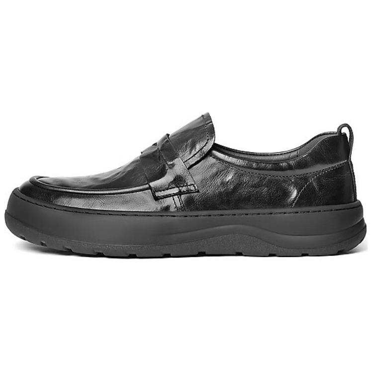 BELLE Men's Casual Shoes Men's Low Top Black