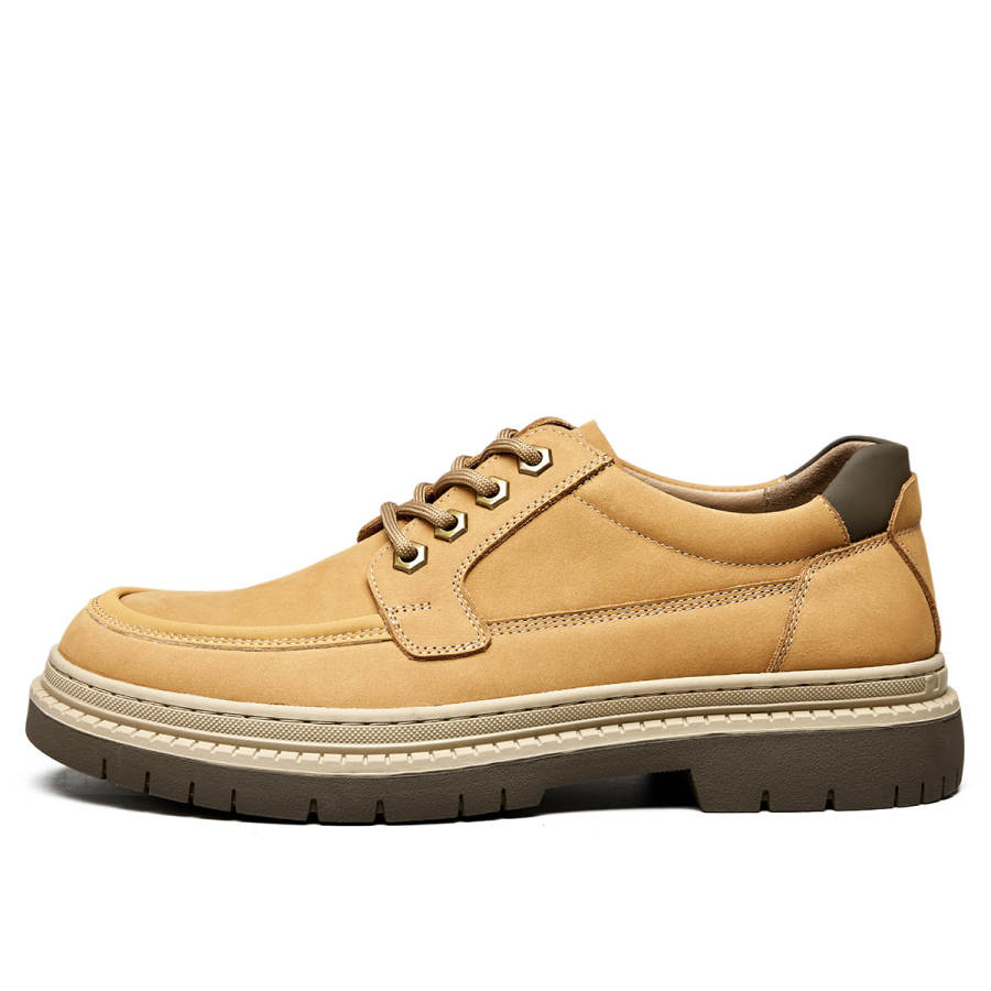 YEARCON Cow Leather Low top Skateboard Shoes Men's