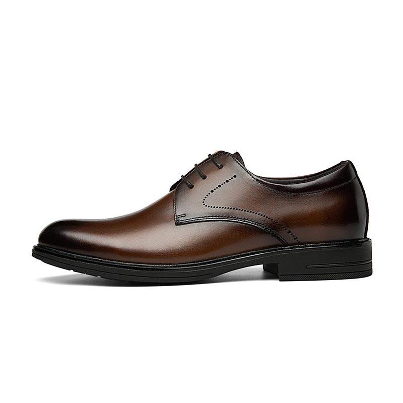 CARTELO Cow Leather Dress Shoes Men's Brown
