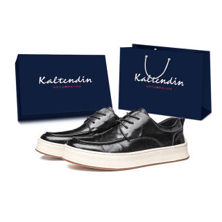 Kaltendin Vintage Classic Business Casual Shoes Men's Black