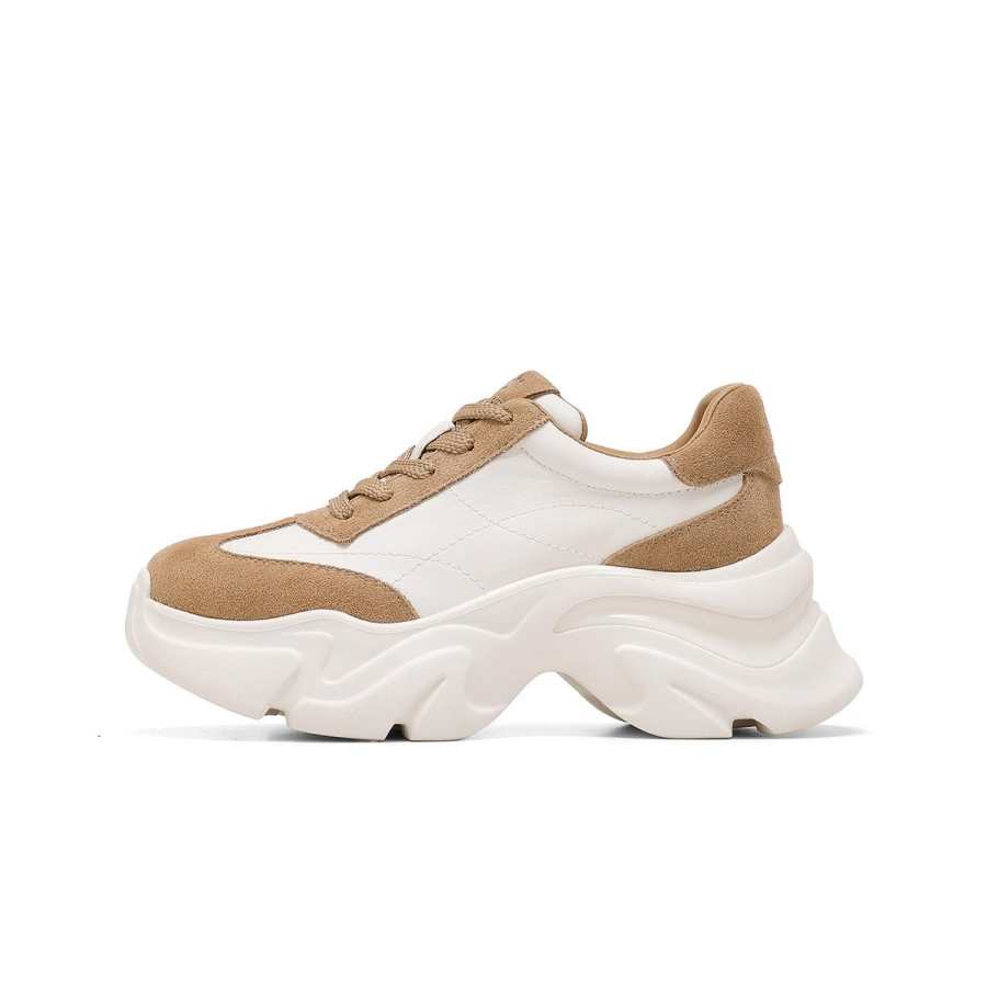 C°BANNER Cow Leather Low top Chunky Sneakers Women's