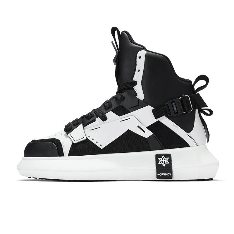 NORVINCY Synthetic Leather High top Skateboard Shoes Unisex