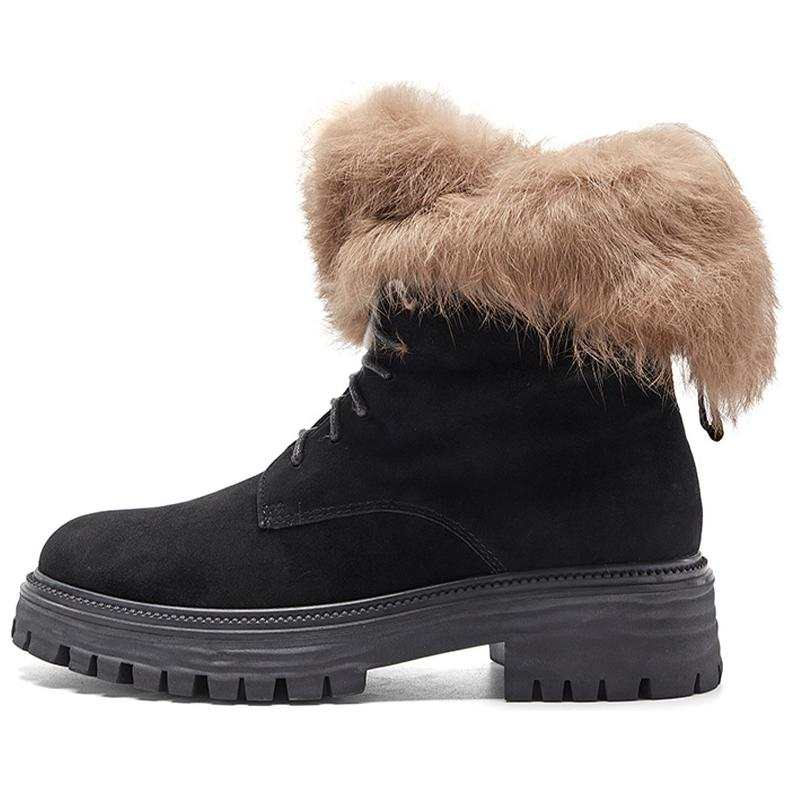 NINE WEST NINE WEST Short Snow Boots Women's Black