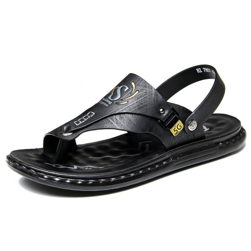 MODENGPAN MODENGPAN Beach Sandals Men's Black, Gray, Brown