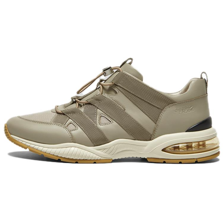 SKAP Cow Leather Low top Casual Shoes Men's Gray/Khaki