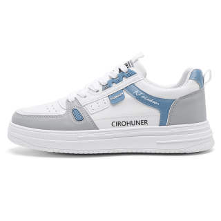 CIROHUNER Leather Lightweight Breathable Lightweight And Breathable Low top Skateboard Shoes Men's