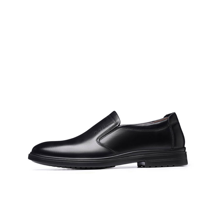 RITAI Casual Leather Shoes Men's Low Top Black