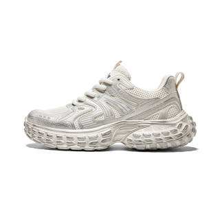 Hautton Abrasion Resistant Low top Chunky Sneakers Men's White