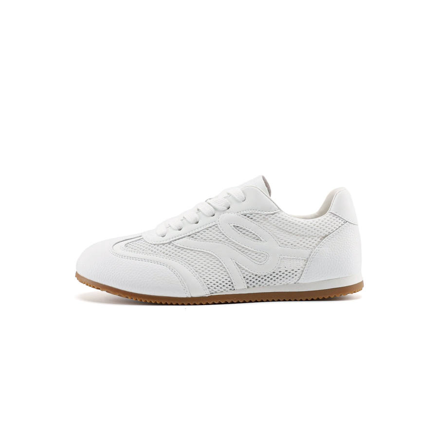 JOSINY Synthetic Leather Low top Casual Shoes Women's White