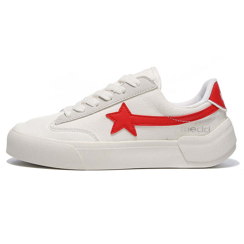 Medd Synthetic Leather Abrasion Resistant Slip Resistant Height Increasing Low top Skateboard Shoes Unisex