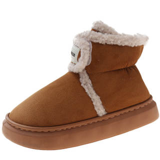 EEueeczs Fleece Lined, Versatile, Trendy, Platform Snow Boots Women's