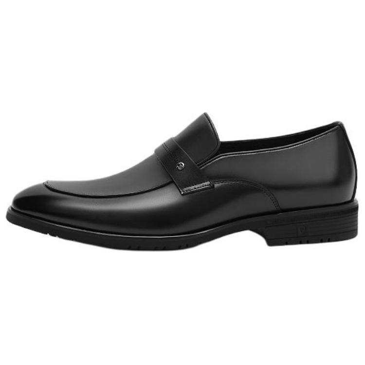 PIERRE CARDIN Cow Leather Dress Shoes Men's Black