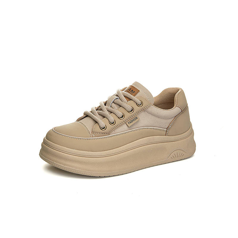 Zdwo Cow Split Leather Low top Casual Shoes Women's