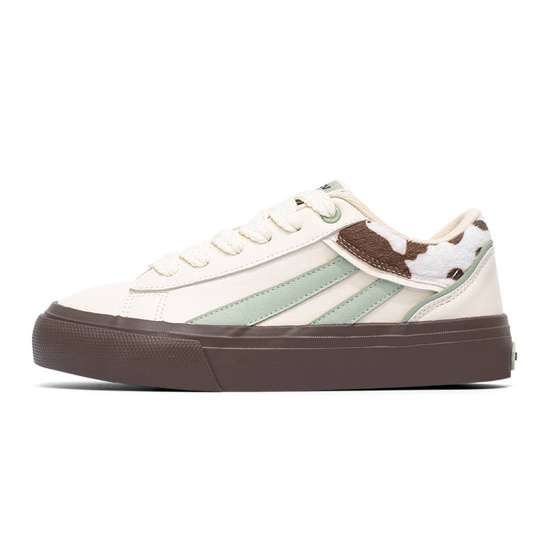 NSTCU Slip Resistant Slip Resistant Skateboard Shoes Women's Mint Milk