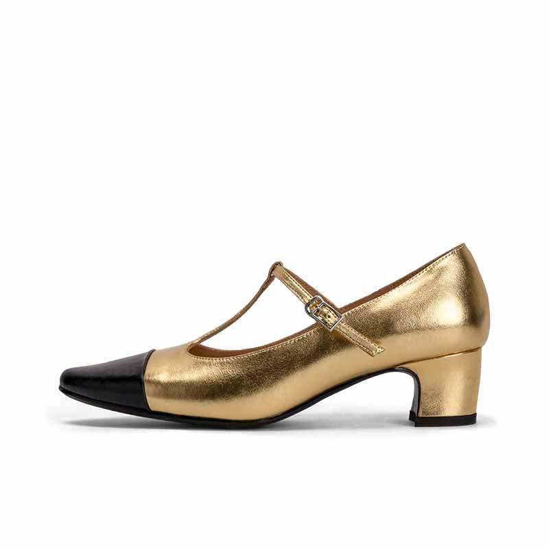 SHOEMAKER QUEEN Top Grain Cow Leather Mary Jane Shoes Women's