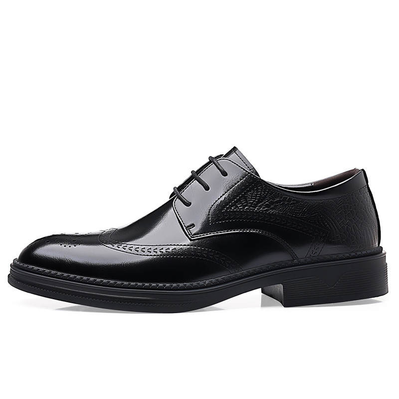 POPULAR ROUSE PR Microfiber Leather Dress Shoes Men's
