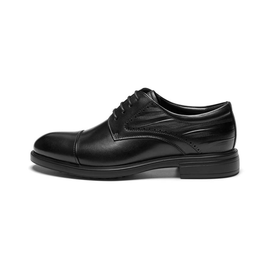 J.BENATO Dress Shoes Men's Low Top Black/Brown