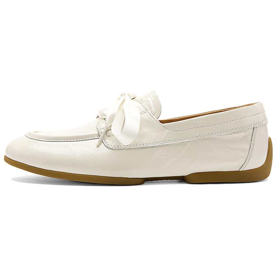 NINE WEST Cow Leather Casual Shoes 1.5cm Women's