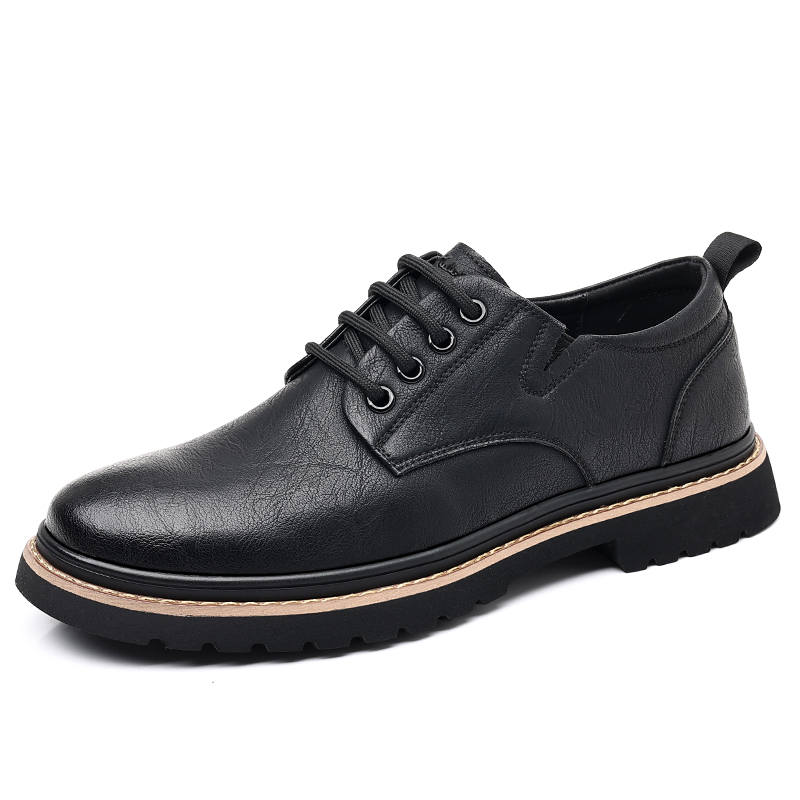 Mulinsen Casual Leather Shoes Men's Low Top