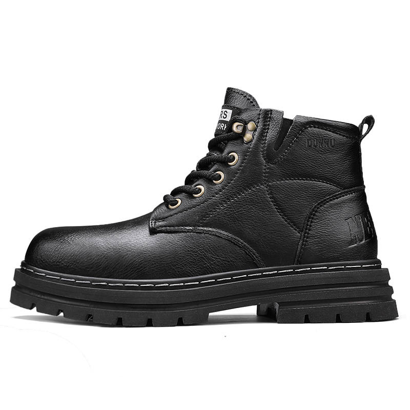DUNNU DUNNU Combat Boots Unisex Black
