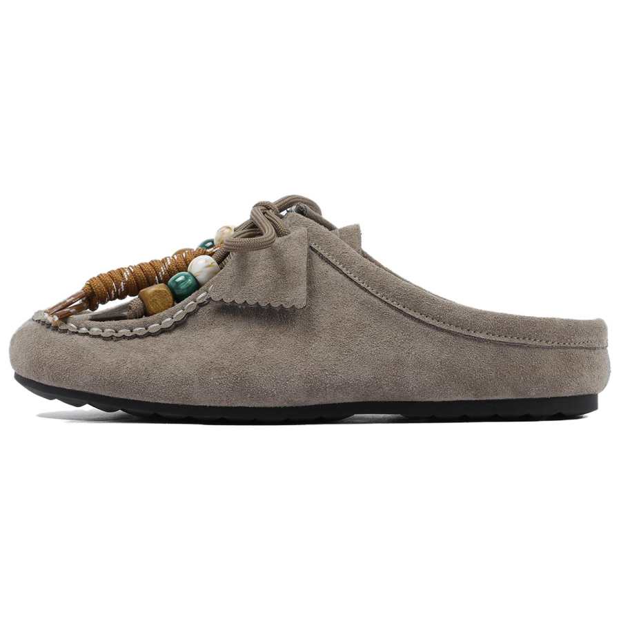 LANMOU Abrasion Resistant Abrasion Resistant Closed Toe Slippers Women's Gray