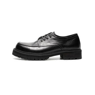 TBOF Horse Leather Men's Casual Shoes Men's Black