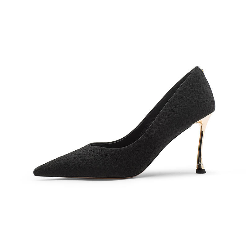 Coup De Foudre Cow Leather High Heels Women's