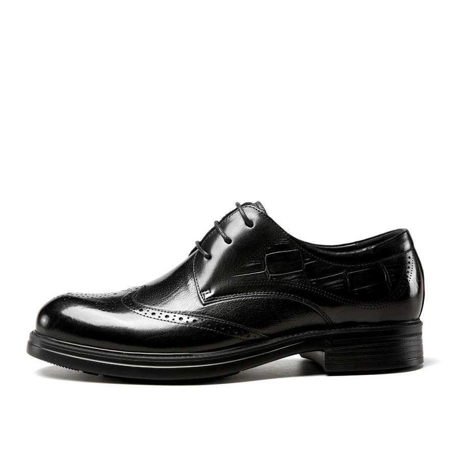 YEARCON Cow Leather Dress Shoes Men's
