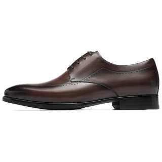 ROBERTA DI CAMERINO Cow Leather Dress Shoes Men's Coffee