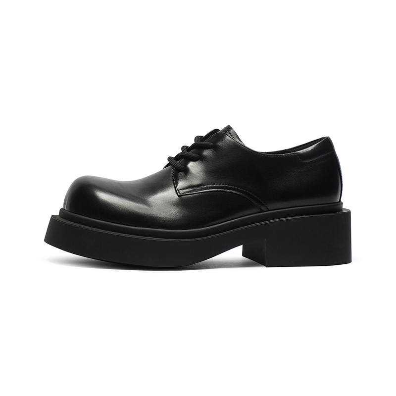 Coup De Foudre Top Grain Cow Leather Loafers 5CM Women's
