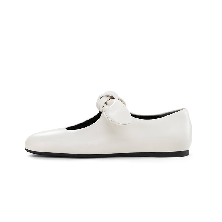 7or9 Sheepskin Flat Mary Jane Shoes Women's