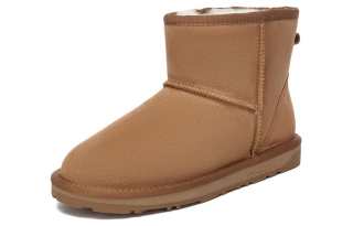 EVERAU Short Snow Boots Women's Chestnut