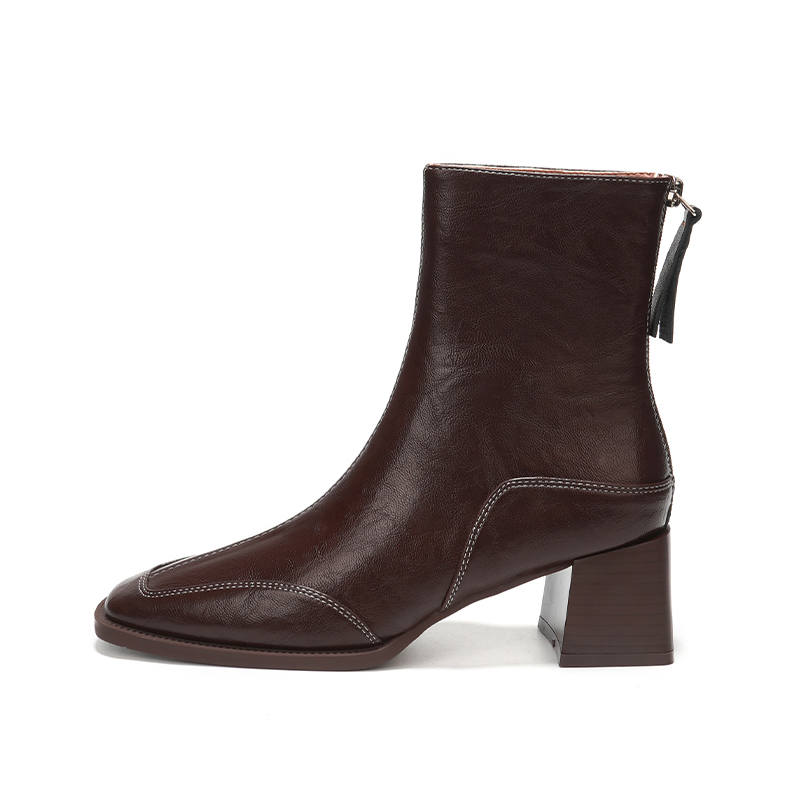 Beijiani Beijiani Microfiber Leather Ankle Boots Women's