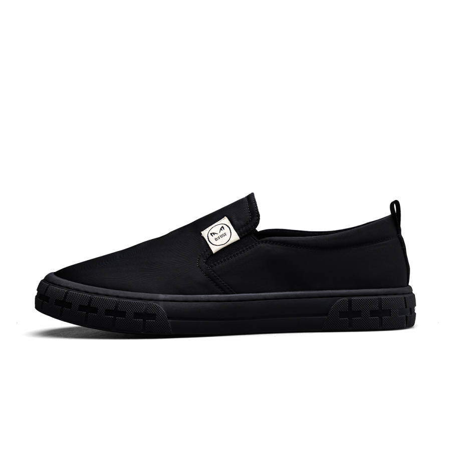 D:FUSE SCANDINAVIA D FUSE SCANDINAVIA Fabric Casual Shoes Men's Black