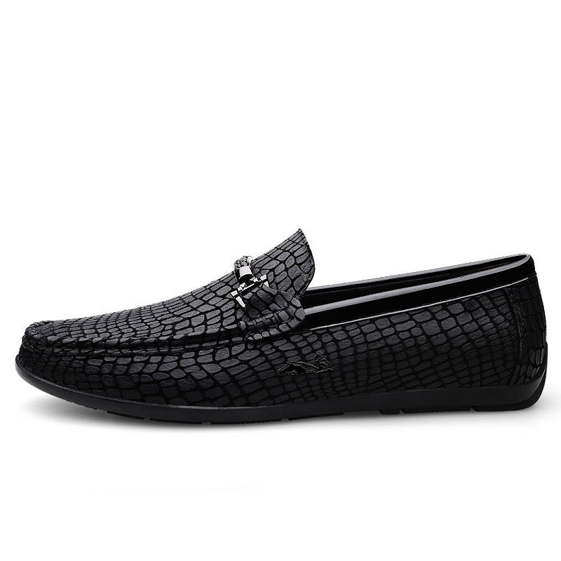 YINGLUNQISHI Top Grain Cow Leather Casual Shoes Men's