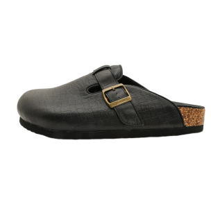 ABCYLM Rubber Sole Abrasion Resistant Abrasion Resistant Closed Toe Slippers Men's Black