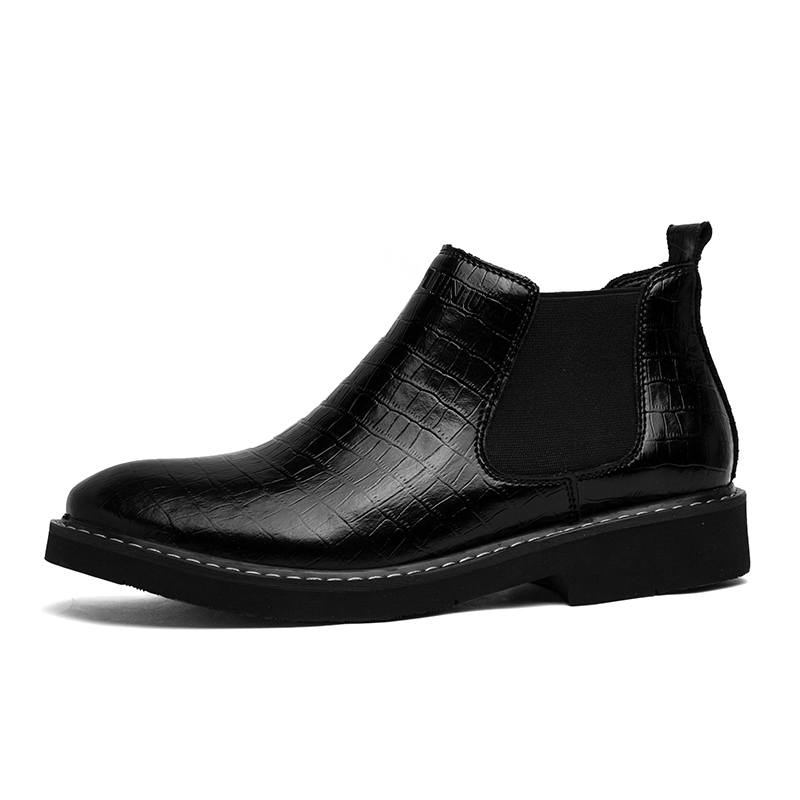 YIMINU Chelsea Boots Men's Black