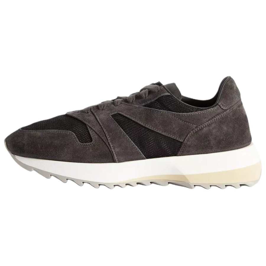 Fear Of God Vintage Runner Off Fashion Trend Abrasion Resistant Low top Casual Shoes Men's Black Gray