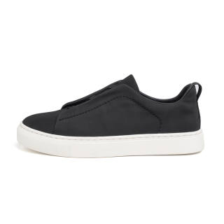 FED Fabric Low top Skateboard Shoes Men's Black