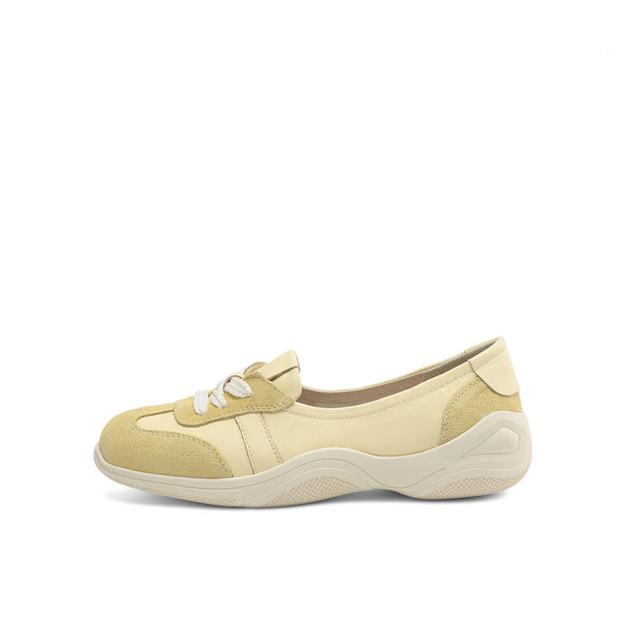 BOERDIQI Cow Split Leather Abrasion Resistant Lightweight Wear resistant And Lightweight Low top Casual Shoes Women's