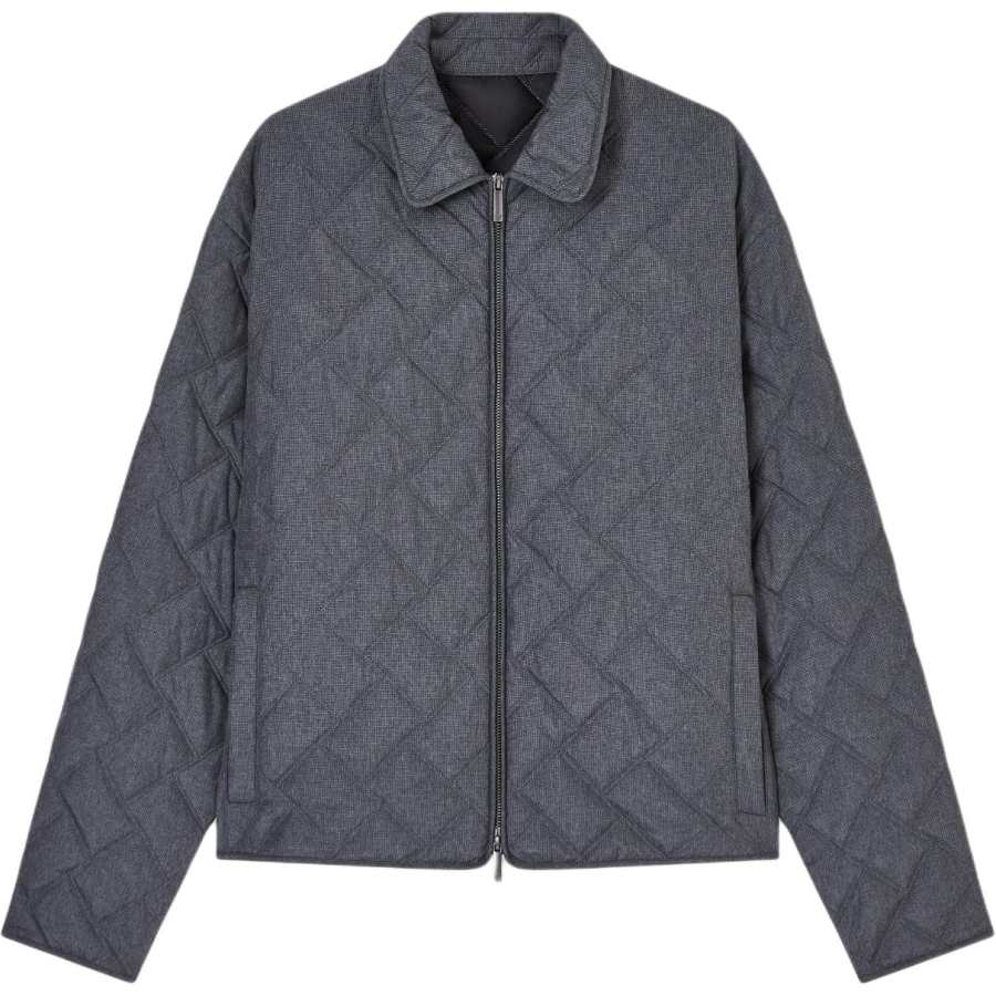 Emporio Armani quilted zip-fastening jacket