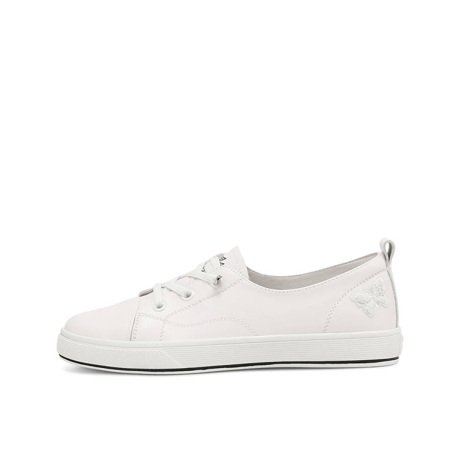 BOERDIQI Top Grain Cow Leather Lightweight Height Increasing Lightweight Height Increasing Low top Casual Shoes Women's