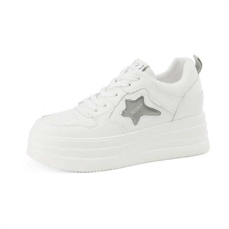 JOSINY Abrasion Resistant Height Increasing Low top Casual Shoes 5.5cm Women's